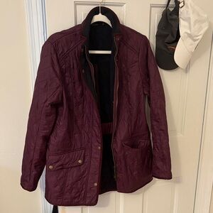 Barbour Women's Deep Burgundy Quilted Jacket